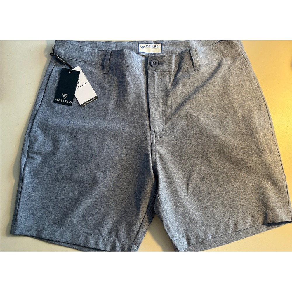 MAELREG Golf Shorts Men- Blue 32
